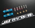 Tamiya TT01  - Alloy Racing Steering Set (Blue) fits - Jazrider Brand [JR-CTM-TT01-008]