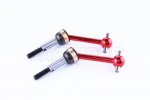 Tamiya TT-02 Aluminum Universal Swing Shaft Set (Red)