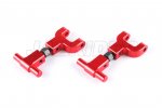 Tamiya TT-02 Aluminum Rear Upper Adjustable Suspension Arm (Red)
