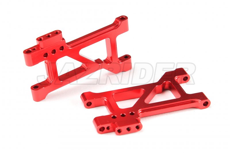 Tamiya TT-02B Aluminum Front Suspension Arms Set (Red)