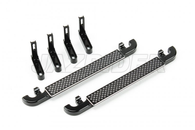 Traxxas TRX-4 Aluminum Side Step Rails (Black)