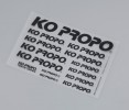 KO Propo 79052 - Factory Decal (Transferable) Black