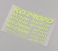KO Propo 79055 - Factory Decal (Transferable) Neon Yellow