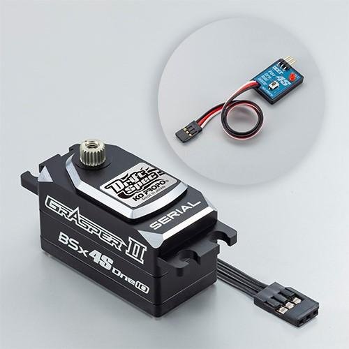 KO Propo 30219 - BSx4S-one10 Grasper2 Drift Spec ICS Digital Servo 7.4V HCS w/61032 Servo Model Selector for 4S