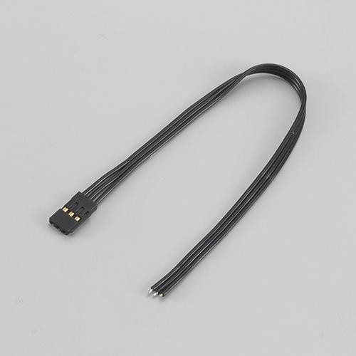 KO Propo 36516 - Servo wire Black G (High current) with Gold-plated connector