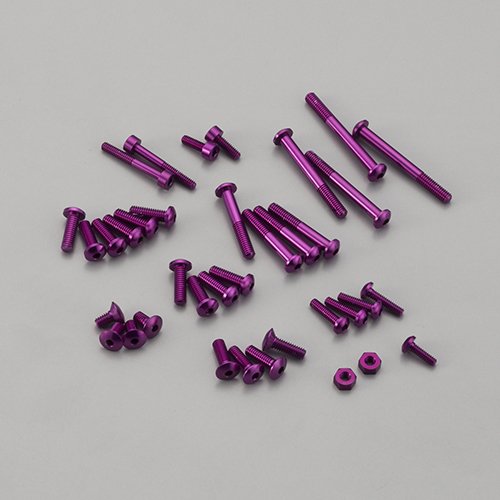 KO Propo 10550 - Aluminum Screw set for EX-1 KIY Purple