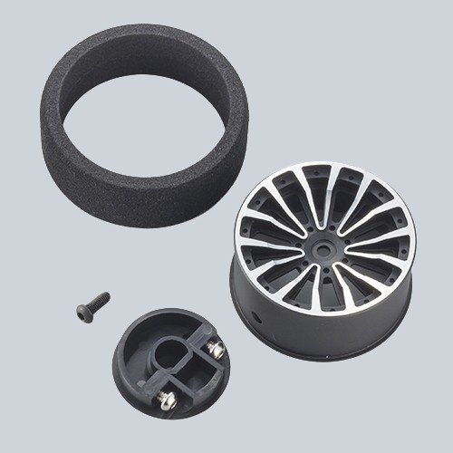 KO Propo 10568 - Aluminum Steering Wheel 2 (Black)
