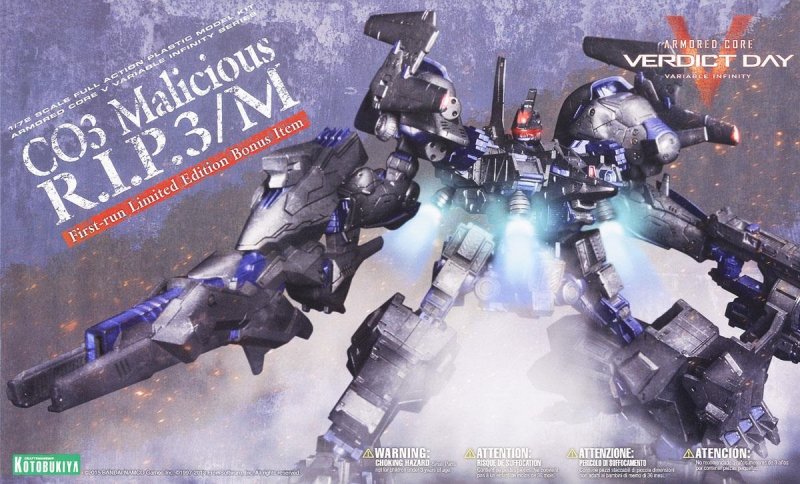 Kotobukiya 10663 - 1/72 VI077 Armored Code CO3 Malicious R.I.P.3/M