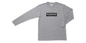 Kyosho KOS-LTS01GY-L - KYOSHO Box Logo Long T-shirt(Gray/L)