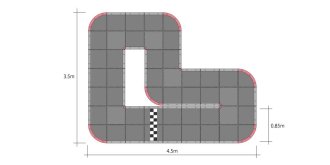 あ*た様 KYOSHO Mini-Z Grand Prix Circuit 30 Kyosho 87053 - Mini-Z GrandPrix Circuit 50 Short Track Set