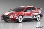 Kyosho 30569ZM - 1/27 R/C Electric Powered Touring Car MINI-Z AWD MA-010 with ASF 2.4GHz System - MITSUBISHI LANCER EVOLUTION X - PWRC2008 MITSUBISHI DEALER TEAM - Body/Chassis Set