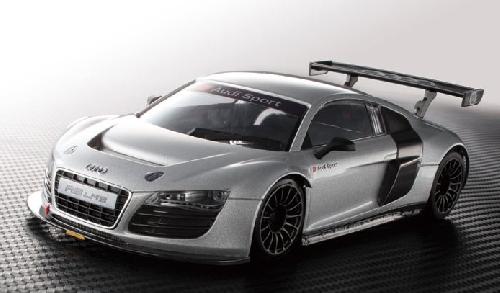 Kyosho MZP419S - Mini-Z Auto Scale Collection ASC Audi R8 LMS Silver (MA-010 & 015)