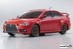 Kyosho MZP409MR -Auto Scale Collection - 1/28 Scale Mini-Z Min Z AWD MA-010 Mitsubishi Lancer Evolution X (Metallic Red)