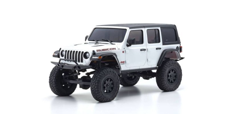 Kyosho 32521W - Radio Controlled Electric Powered Crawling car MINI-Z 4x4  Series Readyset Jeep(R) Wrangler Unlimited Rubicon Bright White