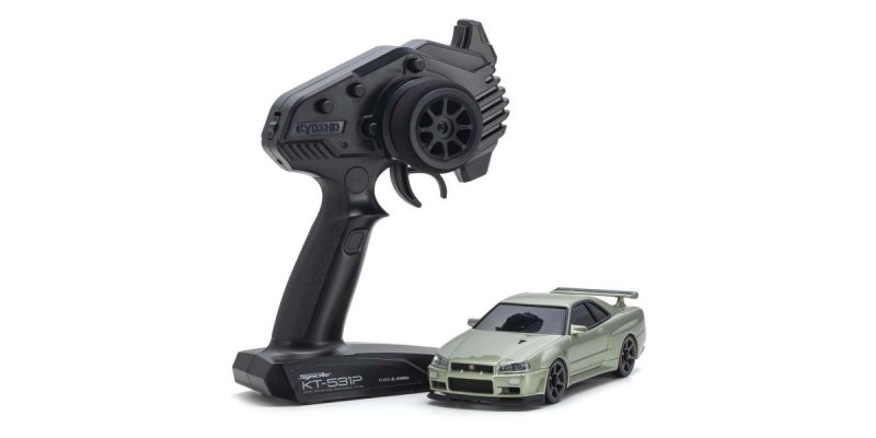 Kyosho 32624MJ - MINI-Z AWD NISSAN SKYLINE GT-R R34 V.specIINur Millennium Jade