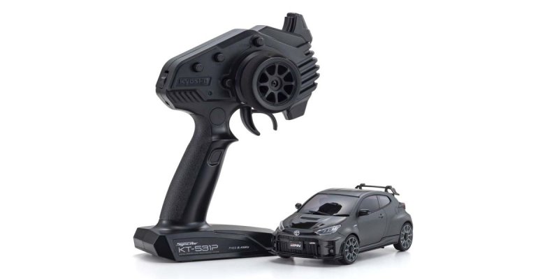 Kyosho 32640GM - MINI-Z MA-020 AWD Ready Set Toyota Grmn Yaris Circuit Package Gun Metallic