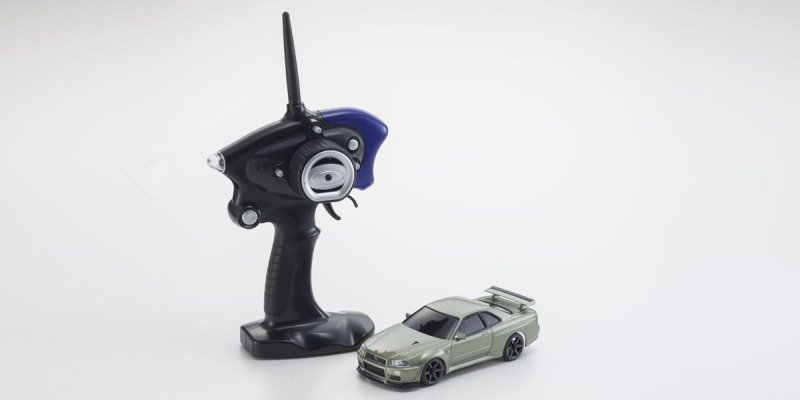 Kyosho 32140MJ - Nissan Skyline GT-R V.Spec II Nur R34 Millennium Jade Readyset AWD Sports MA-020S