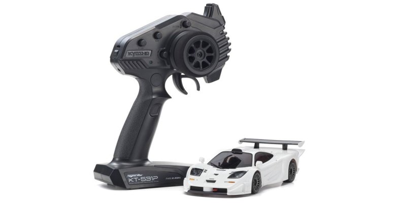 Kyosho 32332W - Mclaren F1 GTR White MR-03 RWD Readyset R/S