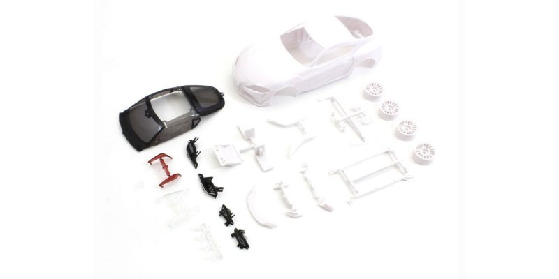 Kyosho MZN207 - Toyota GR Supra TRD White BodySet w/Wheel