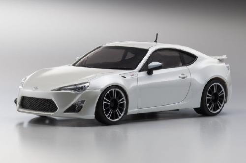 Kyosho 32717PW - 1/27 R/C EP Touring Car MINI-Z Racer MR-03N-RM with ASF 2.4GHz System - TOYOTA 86 - Pearl White
