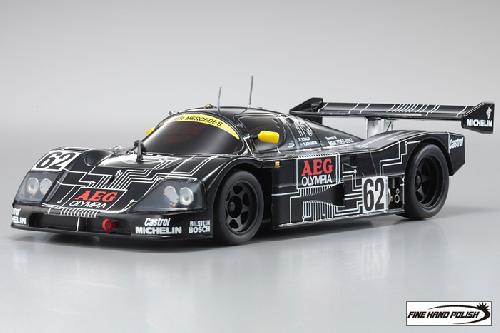 Kyosho 32901AG - 1/27 RC EP Touring Car MINI-Z Racer MR-03W-LM with ASF 2.4GHz System - SAUBER Mercedes C9 No.62 WSPC 1988 Body/Chassis Set