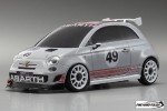 Kyosho 32707GR - 1/27 R/C EP Touring Car MINI-Z Racer MR-03N-HM with ASF 2.4GHz System ABARTH 500 Assetto Corse Grey - Body/Chassis Set
