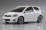 Kyosho 32708W - 1/27 R/C EP Touring Car MINI-Z Racer MR-03N-HM with ASF 2.4GHz System - TOYOTA Vitz RS White - Body/Chassis Set