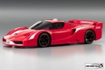 Kyosho 32813R - 1/27 R/C EP Touring Car MINI-Z Racer MR-03W-MM with ASF 2.4GHz System Ferrari FXX Evoluzione Red Body/Chassis Set