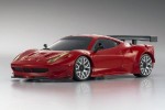 Kyosho 32821R - 1/27 R/C EP Touring Car MINI-Z Racer MR-03W-MM with ASF 2.4GHz System - Ferrari 458 Italia GT2 - Red