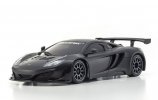 Kyosho 32217GBK - MR-03S2 McLaren 12C GT3 2013 Matte Black Mini-Z Racer Sports 2 RS Readyset RTR Mini-Z