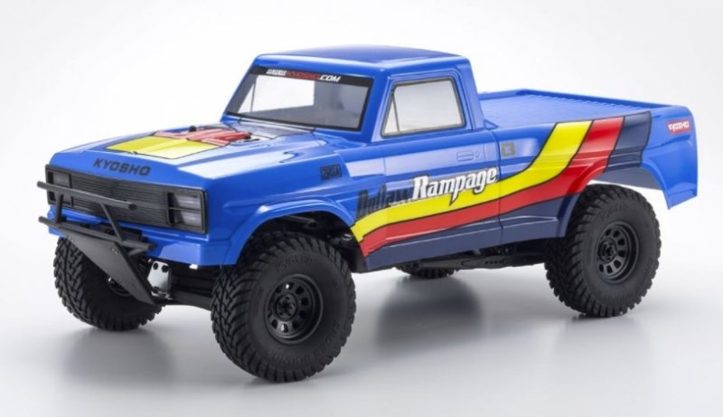 Kyosho 34361T2 - 1/10 2RSA Outlaw Rampage T2 Blue 2WD Truck Readyset R/S