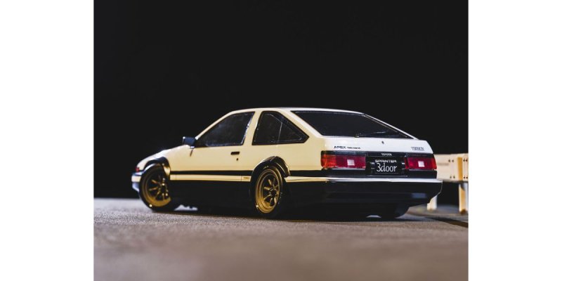 Kyosho 34501T1 - 1:10 Scale Radio Controlled Electric Powered 2WD FAZER D2 FZD2 Series readyset Toyota SPRINTER TRUENO AE86 White