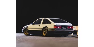 Kyosho 34501T1 - 1:10 Scale Radio Controlled Electric Powered 2WD FAZER D2 FZD2 Series readyset Toyota SPRINTER TRUENO AE86 White