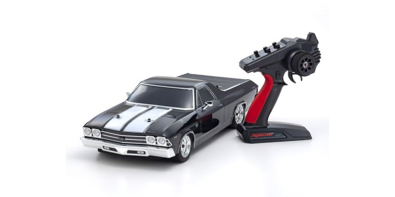 Kyosho 34419T1 - 1:10 Scale Radio Controlled Electric Powered 4WD FAZER Mk2 FZ02L 1969 Chevy(R) El Camino(R) SS 396(R) Tuxedo Black