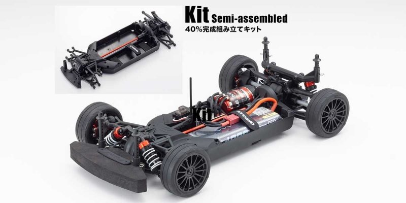 Kyosho 34461 - Radio Controlled Electric Powered 4WD Touring Car FAZER Mk2 FZ02 Chassis Kit