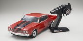 Kyosho 34053T1 - EP FAZER VEi 1970 Chevy(R) Chevelle(R) SSTM454 LS6 Cranberry Red 1/10 EP(BL) 4WD Readyset RTR