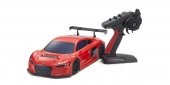 Kyosho 34422T1 - 1/10 Scale Radio Controlled Electric Powered 4WD FAZER Mk2 FZ02 Series Readyset Audi R8 LMS 2015 (red)