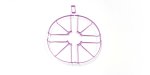 Kyosho DR004PUR - Propeller Guard & Wing Stay Set (Purple)