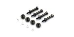 Kyosho LAW41GM - Al Battery Post Set(Gunmetal/ZX-5 FS/TF-