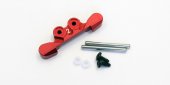 Kyosho MBW025R-2 - Aluminum Rear Suspension Mount (2-deg/Red)