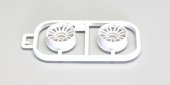 Kyosho MZH131W-N25 - Multi Wheel II N/Offset 2.5(White/RE30/2