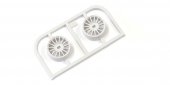 Kyosho MDH100W-N0 - Multi Wheel N/Offset 0 (White/AWD/2pcs.)