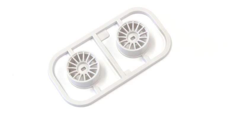 Kyosho MDH100W-W0 - Multi Wheel W/Offset 0 (White/AWD/2pcs.)