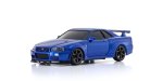 Kyosho MZP487MB - ASC MA020 NISSAN SKYLINE GT-R R34 V.specIINur Metallic Blue