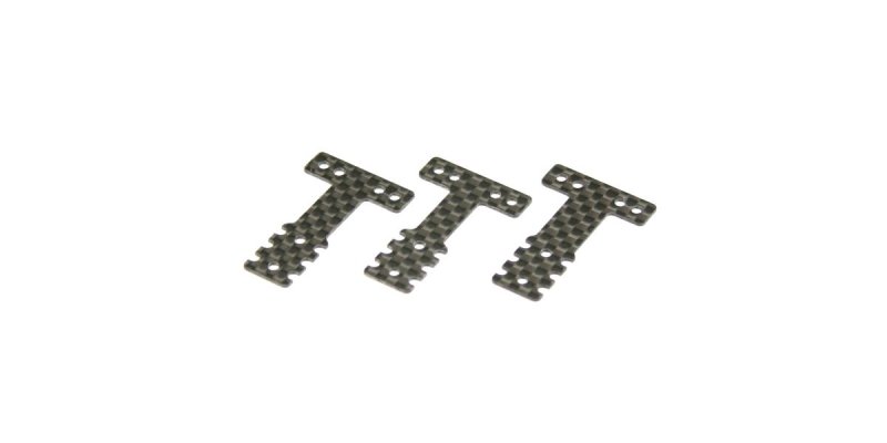 Kyosho MZW404B - Carbon Rear Suspension Plate Set(RM/HM)