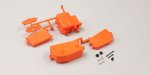 Kyosho IFF001KO - Battery&Receiver Box Set(F-Orange/MP9)