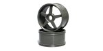 Kyosho IGH006GM - 5-Spoke Wheel(Gunmetal/GT/GT2/2Pcs)