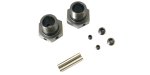 Kyosho IFW625NB - Wheel Hub (Narrow/Gunmetal/2pcs/MP10)