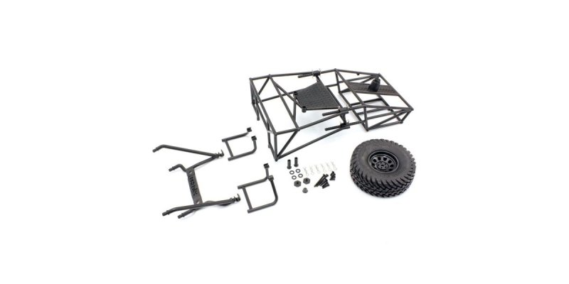 Kyosho OLW003C - Rollcage Set(w/Spare Tire/Black Wheel)