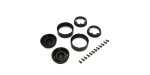 Kyosho CLH001BK - Bead-lock Wheel 1.9inch Dish Black (KC10/2pcs)